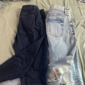 Two pairs of LOFT jeans